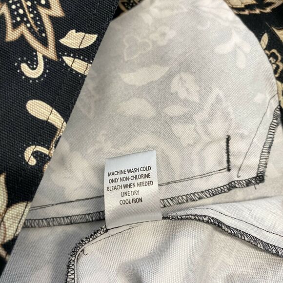 Appleseeds Women’s Tapestry Floral blazer bomber Jacket Button Brown denim M - Picture 11 of 12